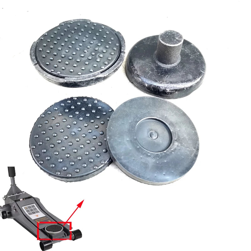Universal Car Lift Jack Stand Rubber Pads Floor Slotted Car Jack Rubber Pad Frame Protector Adapter Jacking Tool