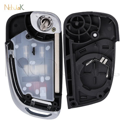 NOT Smart Modified Folding Key For Chevrolet Camaro Impala Malibu Sonic Volt Spark Equinox Cruze Epica Lova ID46 Chip 315/433Mhz