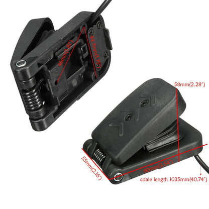 Go-kart Accelerator Pedal+Brush Forward Reverse Switch Knob+DC36V 800w Motor Brush Controller Motorcycle Accessories
