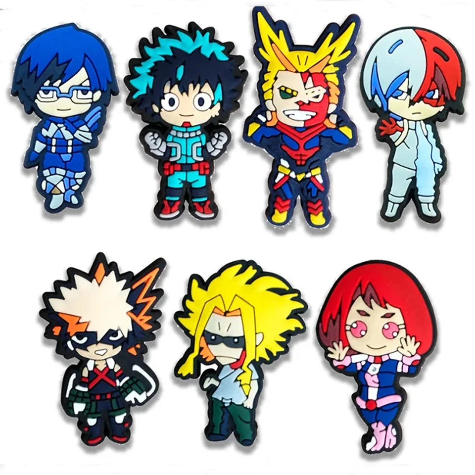 Cartoon Characters Hot Selling Anime Shoe Charms Accessories Decorations PVC Classic Clog Buckle for Kids Party Christmas Gifts
