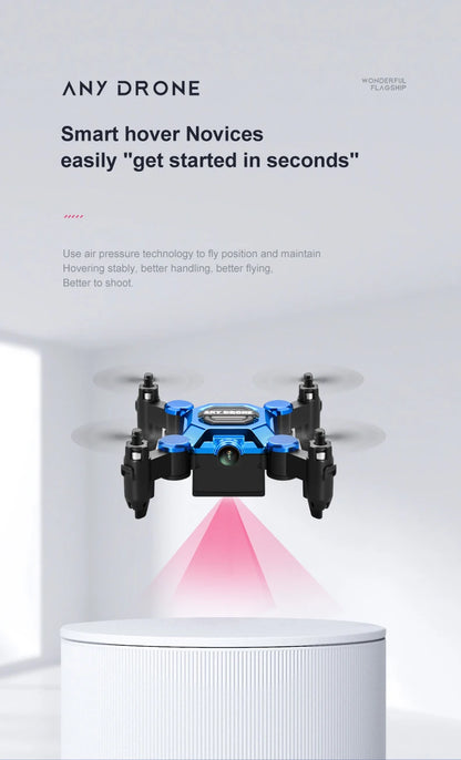 New K04 Mini Drone with Camera RC Quadcopter Altitude Hold Small Durable UAV Toy for Beginners Portable Remote Control Aircraft