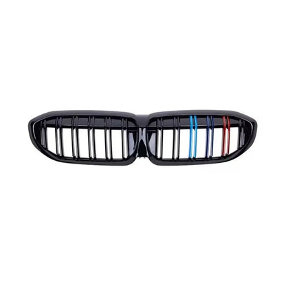 XVIP Front Bumper Kidney Grill Diamonds Style Grille For BMW 3-Series G20 G21 2019-2022 318i 320i 320d 330i 340i 340d M Sport