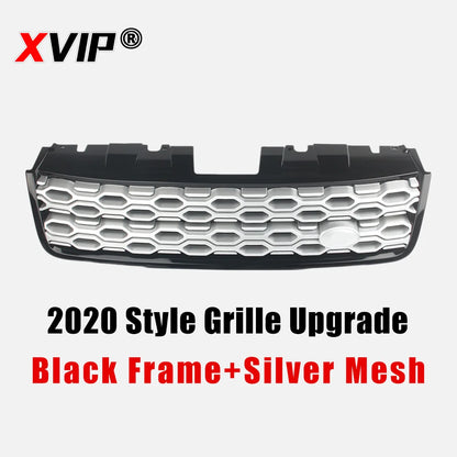 XVIP Honeycomb Style Black Upper Grille Mesh Vent Trim Car Exterior Accessories For Land Rover Discovery Sport L550 2015-2019