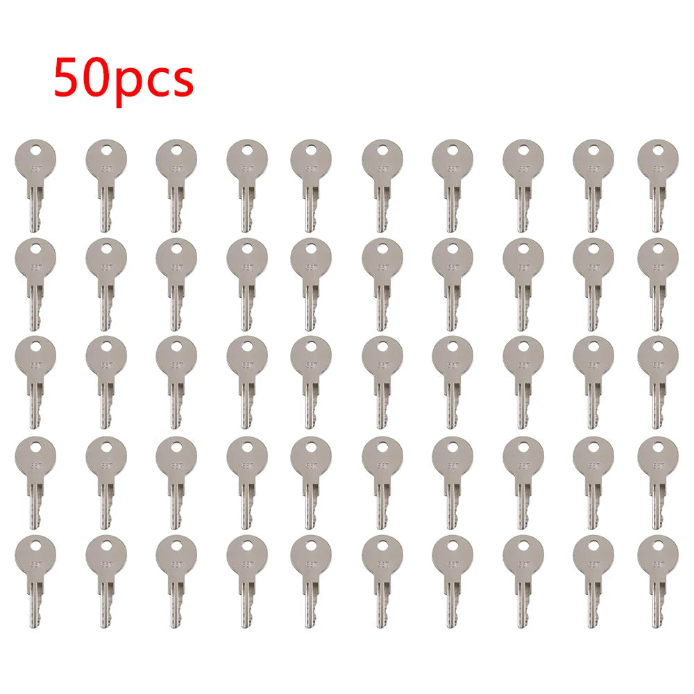 1/5/10/30/50PCS 587 Key For JLG Heavy Construction Equipment 7012587 Ignition Starter Key 587 ELI80-0106