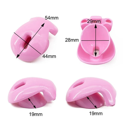 Male Chastity Cage with 4 Size Rings Positive/Negative Chastity Device Sissy Cb Lock Penis Bondage SM Chastity Lock Sex Toys Men