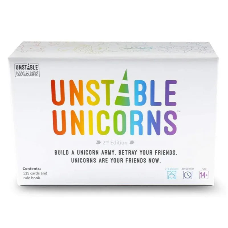 Unstable Unicorns Board English Family Party Expansion Basic Version Of Classic Board Games Control and Chaos Base Game