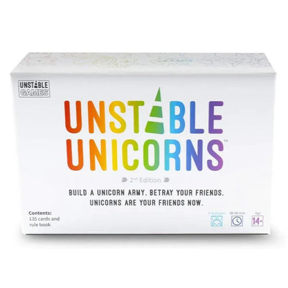 Unstable Unicorns Board English Family Party Expansion Basic Version Of Classic Board Games Control and Chaos Base Game