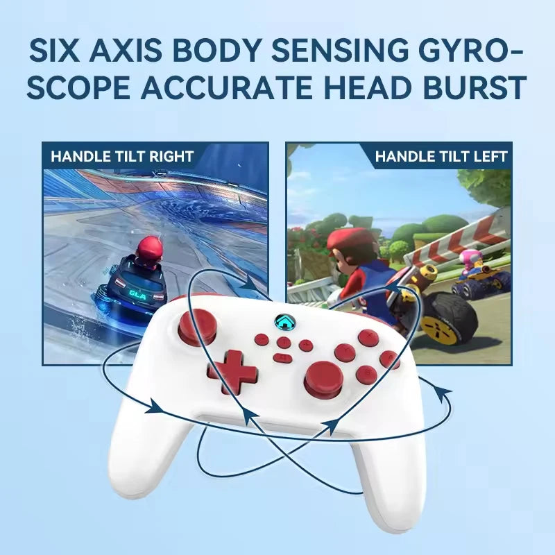 2026 New Switch Pro Wireless Gamepad For Nintendo Switch OLED Lite PC Steam Yuzu Bluetooth Joystick Controller Dual Vibration Tu