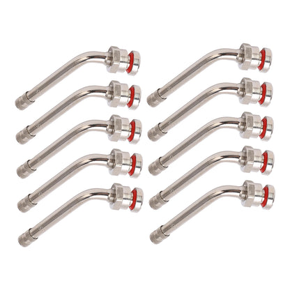 10 Pcs Tire Valve Stems Truck Tire Valve Stems TR545D 60 Degree Valve Stem for Alcoa 22.5inch 24.5inch Aluminum Wheels TR545D