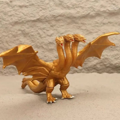 24cm Godzilla King of Monsters Runaway Mechanical Red lotus Planet Godzilla Action Figure Collection Model Toy Kid Birthday Gift