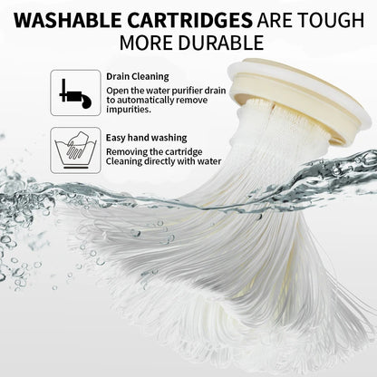 Commercial Ultrafiltration Water Purifier Stainless Steel 8000L Water Filters System 0.01μm Membrane Kitchen Water Purifiers
