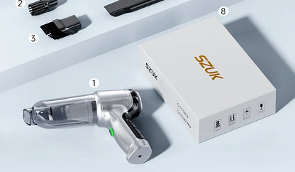 SZUK 638000Pa New Powerful Mini Vacuum Cleaner Handheld Wireless Car Vacuum Cleaner Home Appliance Portable Car Vacuum Cleaner