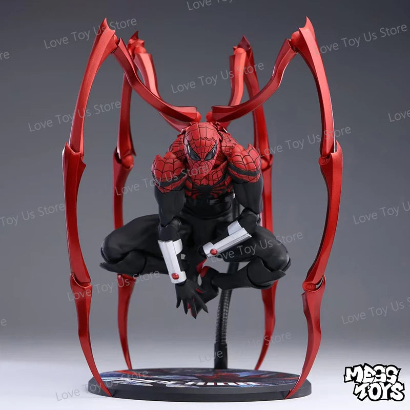 Original Mess Toys Superior Spider Man Doctor Octopus & Peter Parker  Messtoys Anime Action Figure Gift Toy