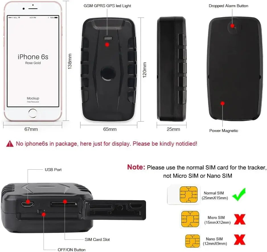 GPS Tracker LK209C 10000mah 20000mAh Real-Time Tracking Vehicle Locator Strong Magnet 240 Days Long Standby Free App gps tracker