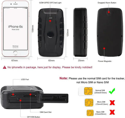 GPS Tracker LK209C 10000mah 20000mAh Real-Time Tracking Vehicle Locator Strong Magnet 240 Days Long Standby Free App gps tracker