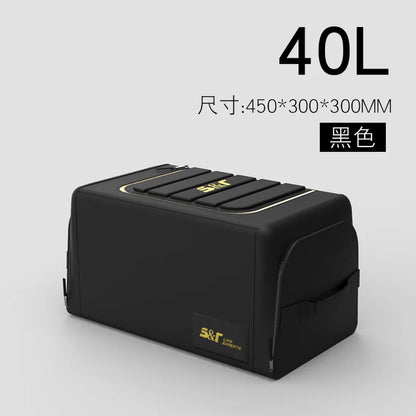 30L-70L Car Luggage Storage Box Large Capacity Multi Functional Tool Storage Bag Oxford Foldable Emergency Storage Box