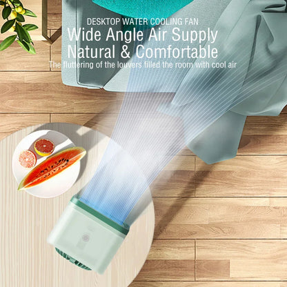 Air Conditioner Portable Fan Desktop USB Chargeable Mini 3 Gear Mute Air Cooler Desktop Electric Fan for Home Office 2025 New