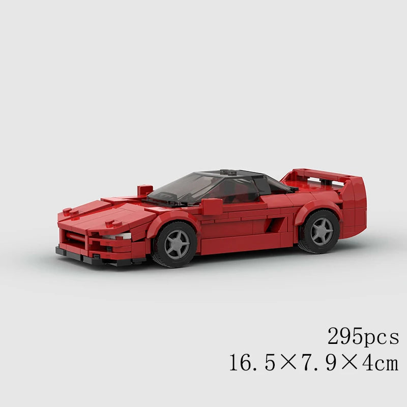 Classical Car Speed MOC SUV Racing Police Model Building Bricks Roadster Vehicle City Super Race Blocks Technical Christmas gift
