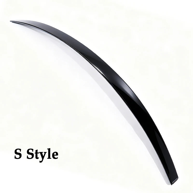 For Audi A4 B8.5 4 Door 2013-2016 M4 S4 Style ABS Material Glossy Black Rear Trunk Boot Lid Car Spoiler Wings Tuning Accessories