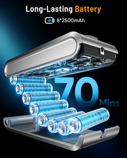 VAKERR X15 Pro 650W Cordless Vacuum Cleaner 65KPA Strong Suction for Pet Hair and Carpet 70Mins Runtime Household cleaning