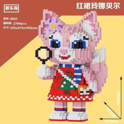 StellaLou LinaBell Puzzle 3D Assembled Building Block Model, Children's Toys, Birthday Gifts, Desktop Ornaments