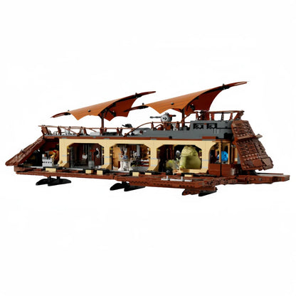 Cheapest 3942pcs Ucs Jabba Sail Barge Bricks Dispaly Model Space Movie Building Blocks Assemble Toy for Home Decor Adults Gift B