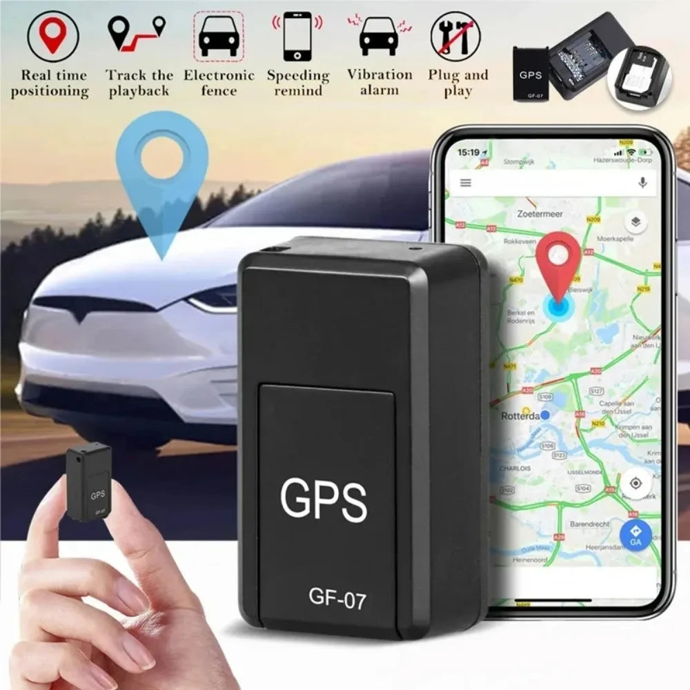 Gps Positioner Gf07 Mini Tracking Positioner Real-Time Tracking Remote Vehicle Positioning Mobile Recording Anti-Loss
