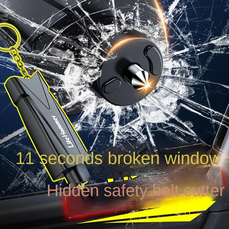 Car window safety lifesaving car broken window artifact multi-functional broken glass firing pin escape car emergency pendant au