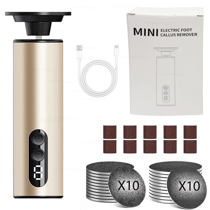 Electric Foot Sandpaper Rechargeable Foot File for Heels Grinding Pedicure Tools Foot Care Tool Dead Hard Skin Callus Remover