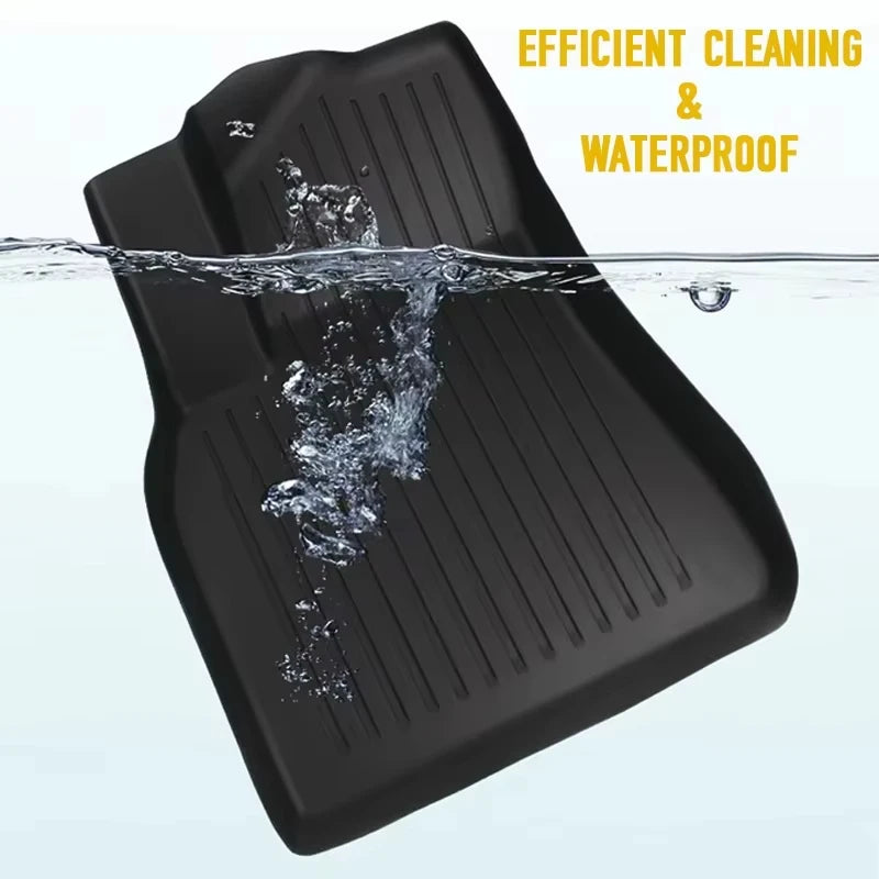 For Tesla Model Y Juniper 2025 2026,7-Pieces All-Weather TPE Floor Mats, Car floor mat accessories Waterproof and easy to clean