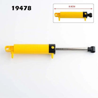 MOC Bricks Technical Parts Pneumatic Pump Small V2 with Reinforced Cylinder Hose Air Power Bricks Compatible With 8800 Blocks
