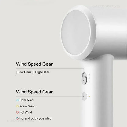 Mijia High Speed Hair Dryer H501 SE 62m/s Wind Speed Negative Ion Hair Care 110 000 Rpm Professional Hairdryer Salon Tool