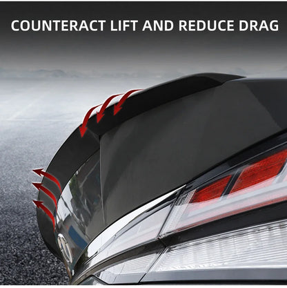 Rear Trunk Wing Spoiler Tail Fin for Hyundai Elantra CN7 2021 2022 Body Kit Tail Wings Fixed Wind Spoiler Cars Accessories