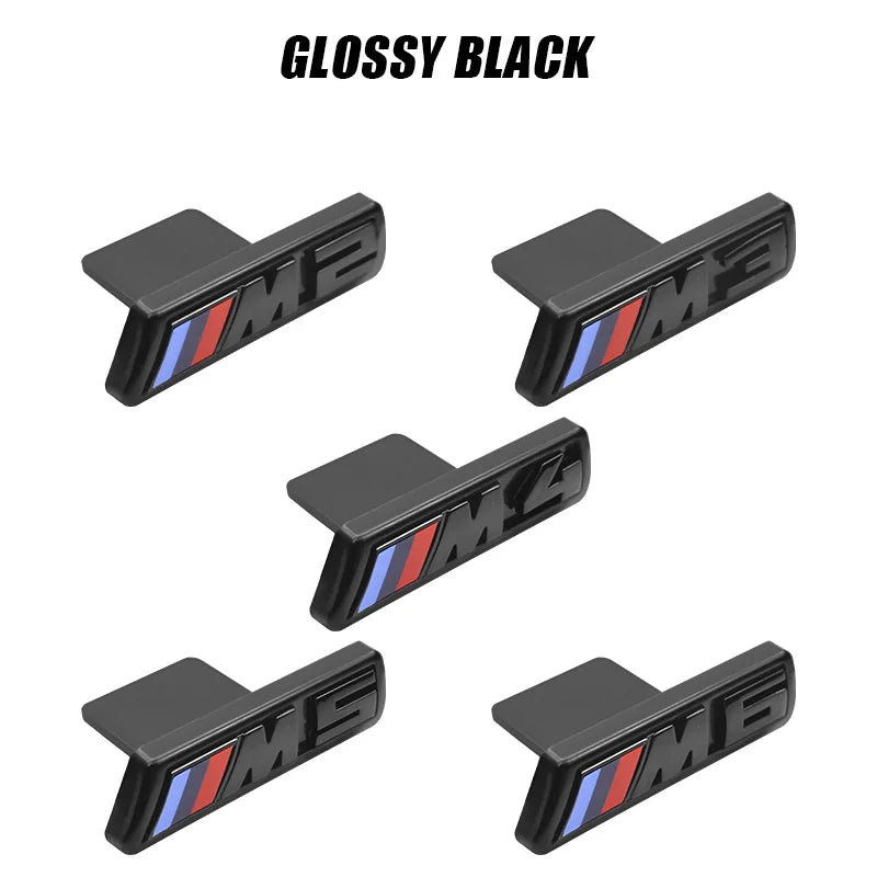 For BMW M2 M3 M4 M5 M6 G01 E84 E83 G11 G07 G86 G80 E60 F39 F10 ABS Car Styling M Logo Badge Front Grille Grill Emblem Accessory