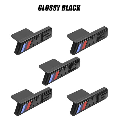 For BMW M2 M3 M4 M5 M6 G01 E84 E83 G11 G07 G86 G80 E60 F39 F10 ABS Car Styling M Logo Badge Front Grille Grill Emblem Accessory