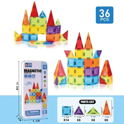 Mini Size Magnetic Building Blocks Portable Magnet Designer Construction Set Model Building Educational Toys for Children Gifts