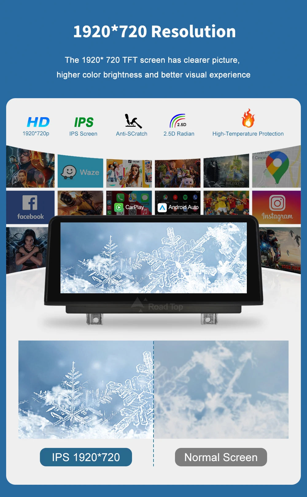 1920*720 Linux Touch Screen Wireless Carplay Android Auto Car Multimedia Player Display For BMW X1 E84 2009-2015 CIC