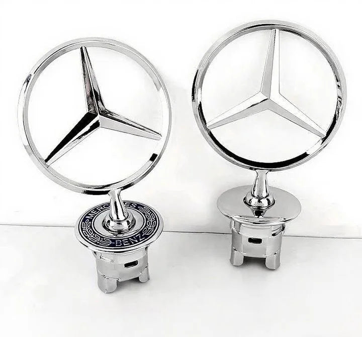 1pc 44mm car front hood modification parts replacement badge suitable for Mercedes Benz W222 W203 W204 W205 W207 W210 W212
