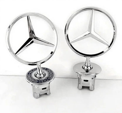 1pc 44mm car front hood modification parts replacement badge suitable for Mercedes Benz W222 W203 W204 W205 W207 W210 W212