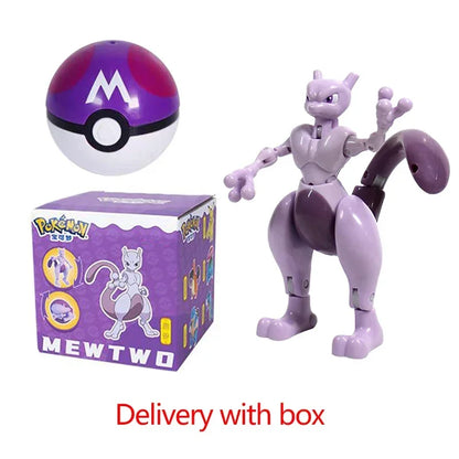 Original Pokemon Figure Ball Pokeball Eevee Blastoise Venusaur Charizard Pikachu Mewtwo Gyarados Elf Monster Toy for Child Gift