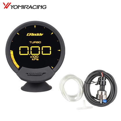 Greddi Sirius 7 Colors LCD Head Up Display Boost Water&Oil Temp Oil Press RPM Fuel Pressure Air-fuel ratio EGT Gauge  ﻿
