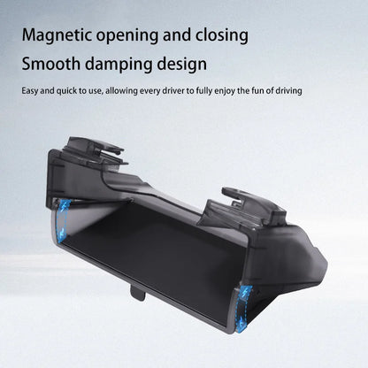 For Tesla Model Y Juniper/Model3 Highland Tray Magnetic Under Screen Hidden Storage Box Magnetic opening and closing storage box