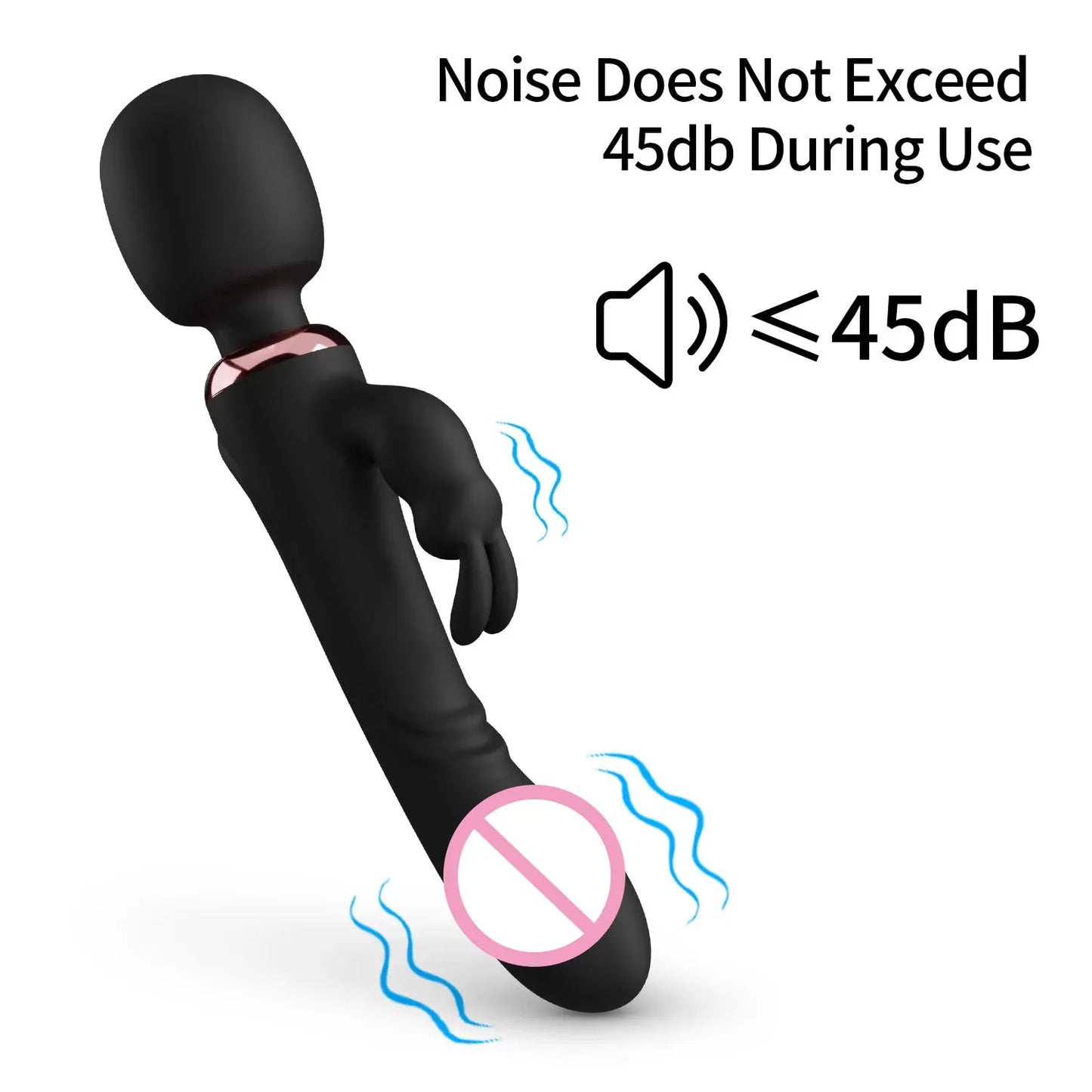 Double Head Powerful Vibrator for Women 30 Speed Clit Stimulator G Spot Vagina Massager Female Masturbator Sex Toys for Adult 18
