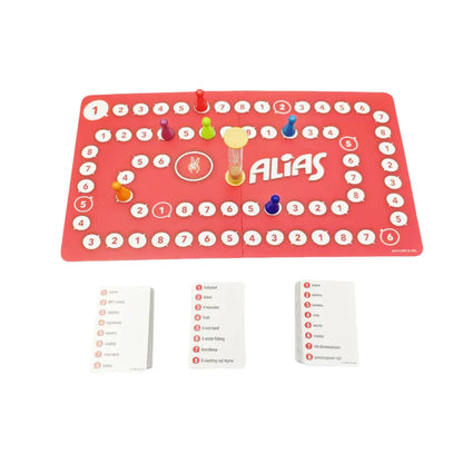 《Alias：2400 Russian-English Bilingual "Find the Difference" Party Board Game》Card Game, Board Game, Ideal for Family Gatherings, Gift