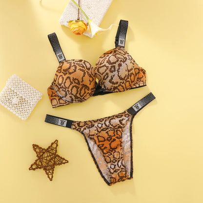 Victoria's Secret Lingerie Sleepwear Lingeries Ensemble Underwired Bra New Women Sexy Push Up Bra And Panty Set Lace Underwear