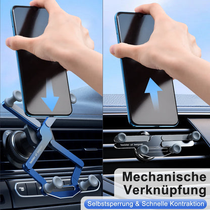 Eary Phone Holders for Your Car With Metal Hook Clip Air Vent Phone Stand Car Mount With 360°Rotating Fits for iPhone Samsung
