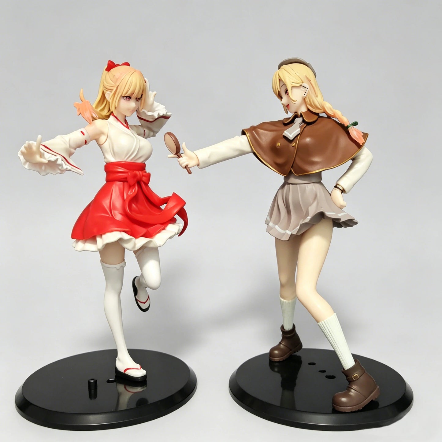 20cm My Dress-Up Darling Figure Shrine Maiden Detective Outfit Anime Girl Figurine PVC Model Doll Desktop Decor Gift