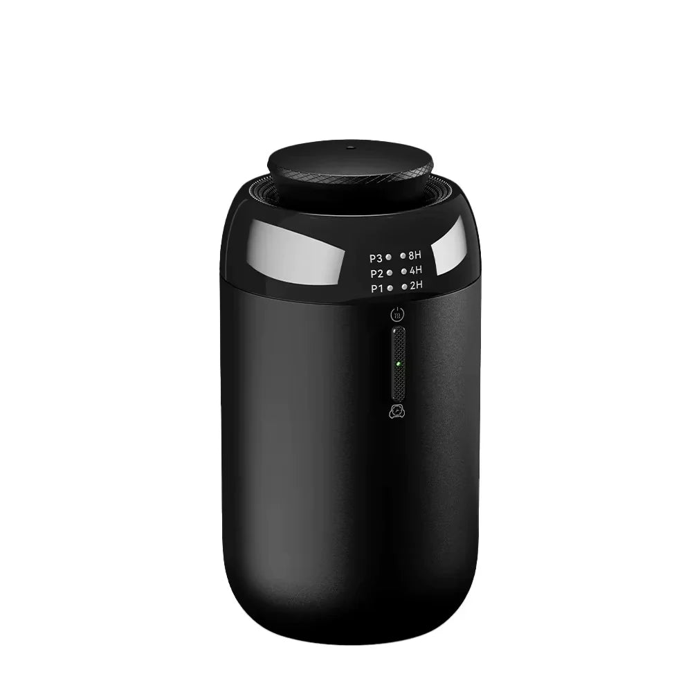 Smart Portable Car Aroma Diffuser  Battery USB Powered 10ml Capacity Timing Air Freshener Home Room Auto Oil Scent Machine