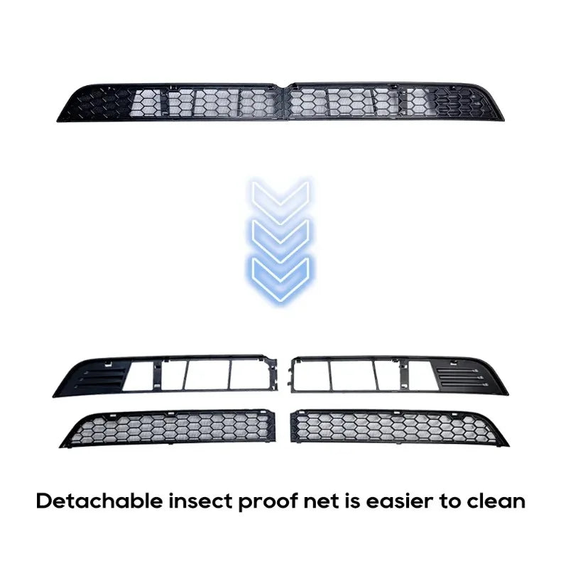 For Tesla Model Y Juniper 2025 2026 Inner Vent Grille Front Lower Bumper Anti Insect Net YL Mesh Air Inlet Anti Dust Proof Cover