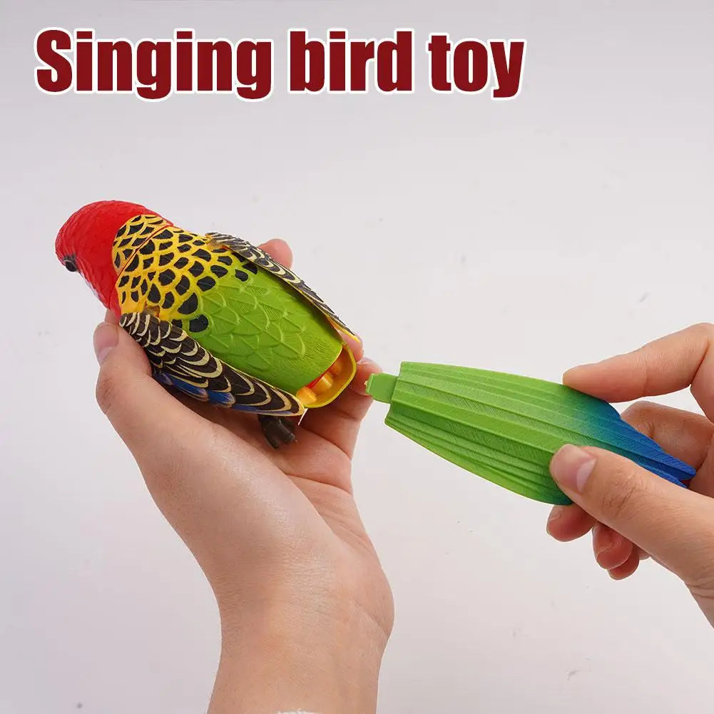 Lectric Battery Toys Birds Operated Simulated Induction Sound Parrots Children Moving Toy Talking Control Pets Voice-Activated